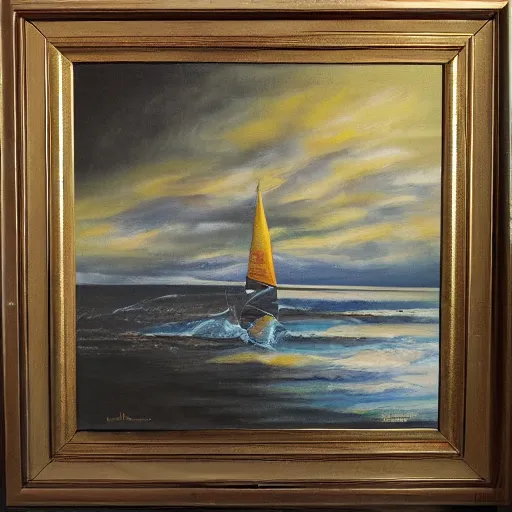 Image similar to Du katoj ludantaj tablotenison sur oranĝa fono, oil painting