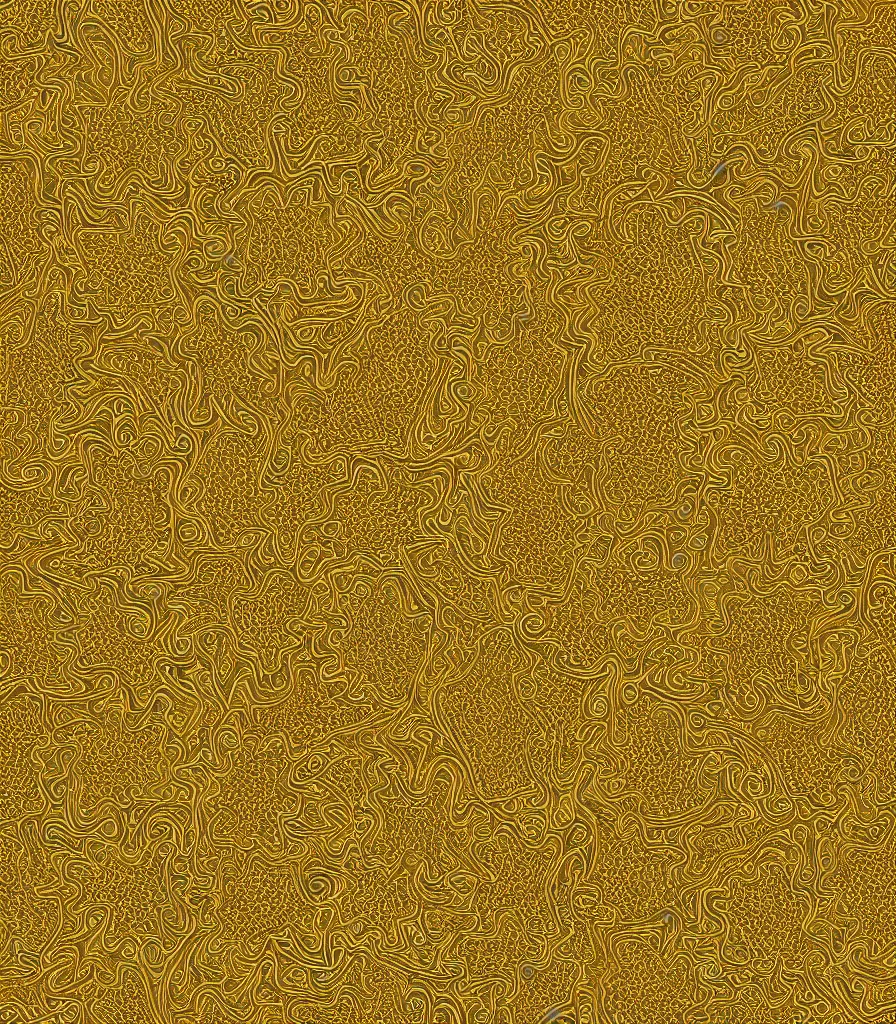 Image similar to intricate transparent golden pattern texture map