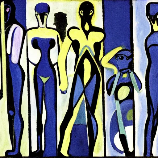 Image similar to cyborgs by matisse