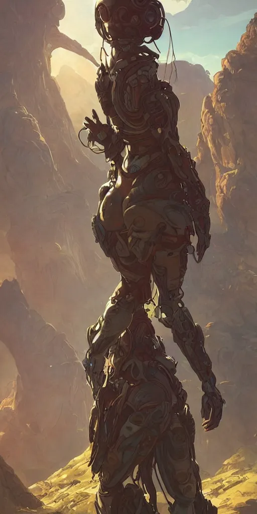 Image similar to abstract alien landscape, apex legends, epic lighting, sketch illustration, ultra detailed, art by artgerm and greg rutkowski and alphonse mucha