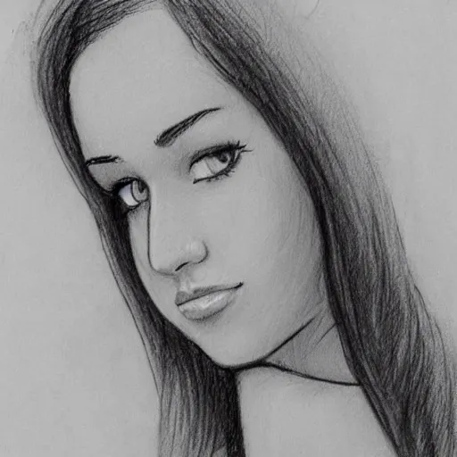 Prompt: milt kahl pencil sketch of angie varona