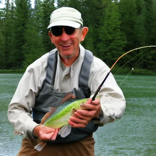 Image similar to Fly fisherman at birthday party