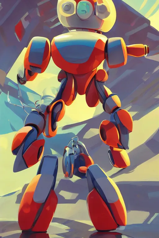 Image similar to metabots medabots medarotto medarot robot minimalist comics, behance hd by jesper ejsing, by rhads, makoto shinkai and lois van baarle, ilya kuvshinov, rossdraws global illumination ray tracing hdr radiating a glowing aura