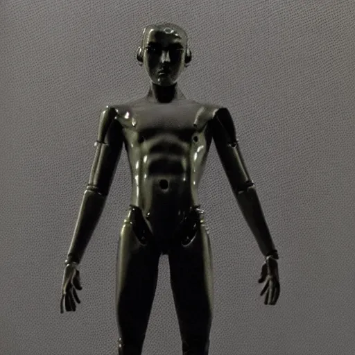 Prompt: “a realistic detailed photo of a guy who is an attractive humanoid who is half robot and half humanoid, who is a male android, college wrestler OSU Daton Fix, shiny skin, posing like a statue, blank stare, at the museum, on display”