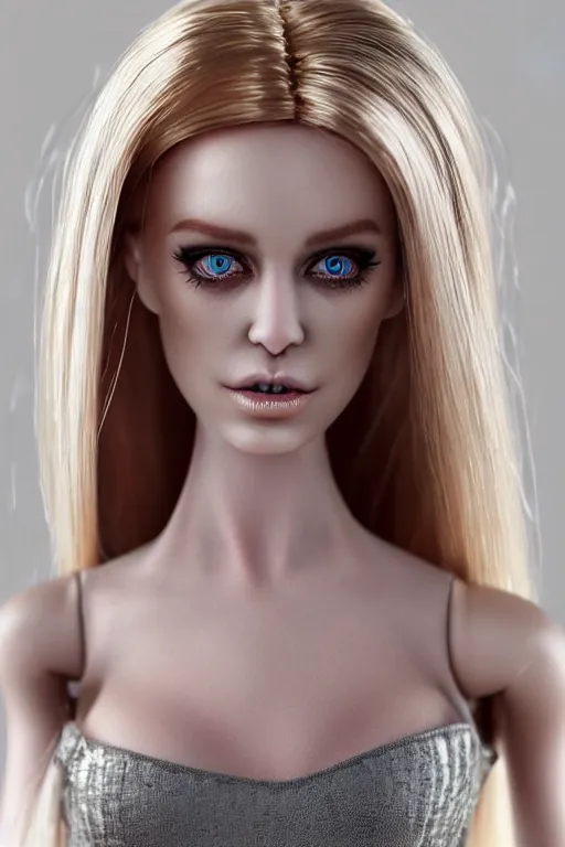 Prompt: demonic possession barbie doll, photorealistic, highly detailed,