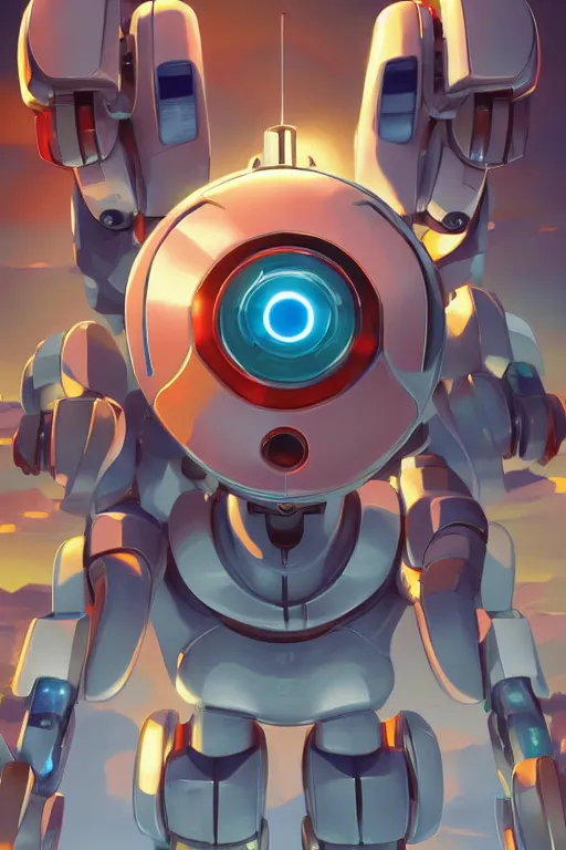 Image similar to metabots medabots medarotto medarot robot minimalist comics, behance hd by jesper ejsing, by rhads, makoto shinkai and lois van baarle, ilya kuvshinov, rossdraws global illumination ray tracing hdr radiating a glowing aura