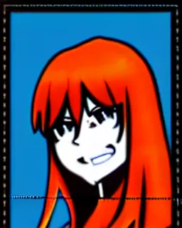 Image similar to asuka langley placard happiness for everyone, 8 k hd. deviantart