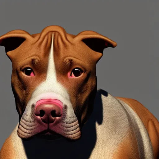 Image similar to pitbull dog drinks whiskey, real life, realistic, detailed, 4 k,