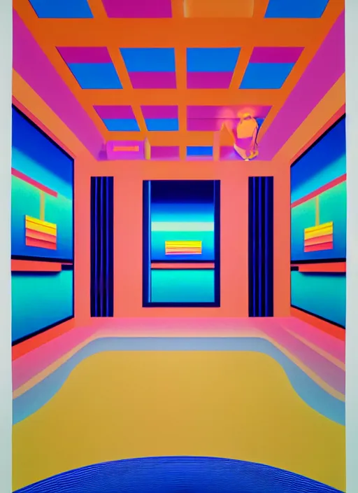 Image similar to living room by shusei nagaoka, kaws, david rudnick, airbrush on canvas, pastell colours, cell shaded, 8 k