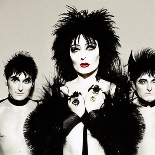 Prompt: siouxsie and the banshees