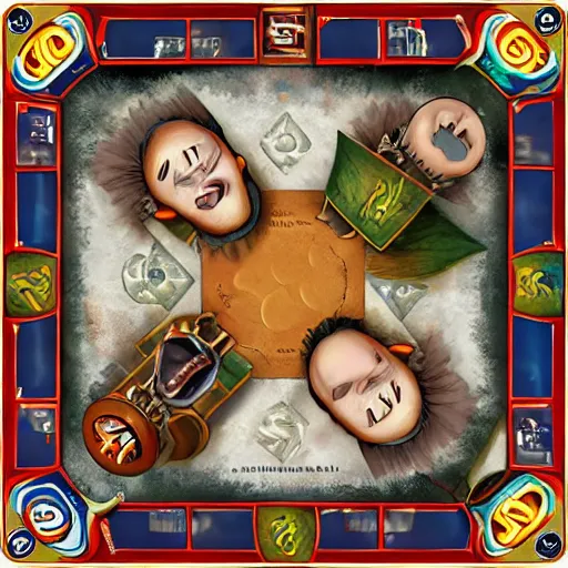 Image similar to cursed board game mouth