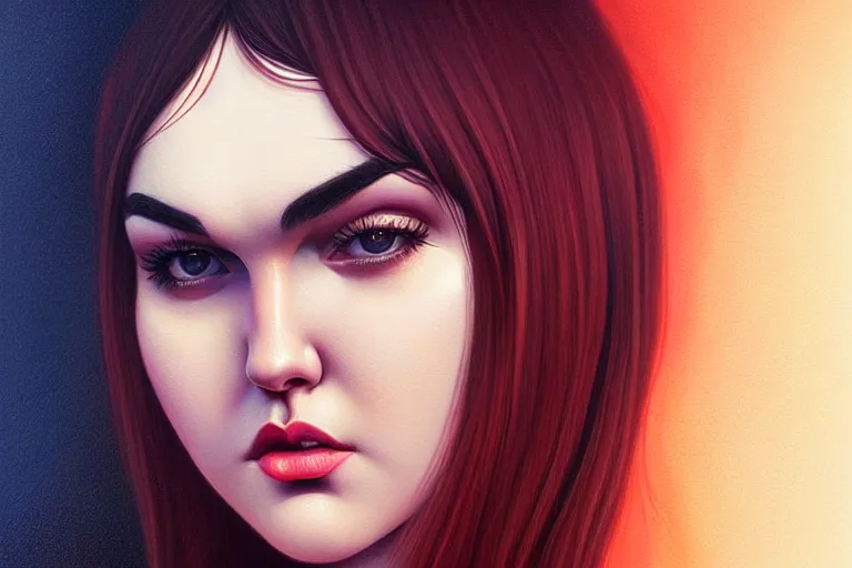 Prompt: surreal Portrait of Sasha Grey in dmt chromatic surreal liquid enviroment , elegant, highly detailed, smooth, photoreal, sharp focus, illustration, beautiful, geometric, dmt trending on artstation, cinematic, artwork by WLOP, Rossdraws