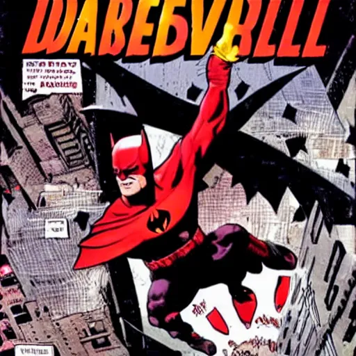 Prompt: daredevil as batman
