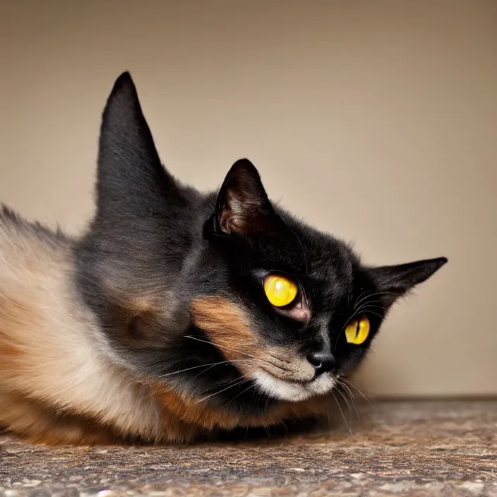 Image similar to bat cat, national geographic photo, 8 k,