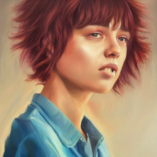 Image similar to euphoria season 3, oil painting, ultradetailed, artstation, ultradetailed, digital painting, ultradetailed