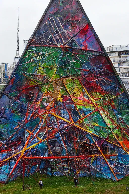 Image similar to triangular temple by artur bordalo