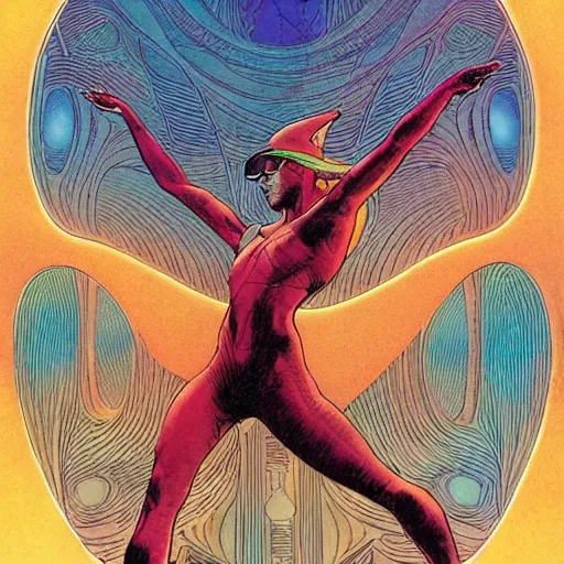 Image similar to infinity, by moebius