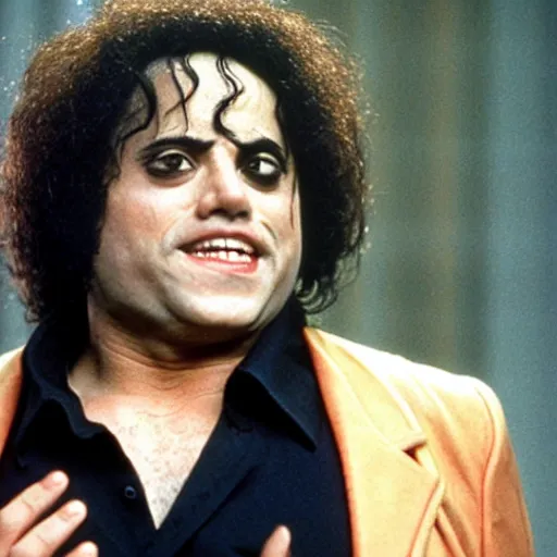 Prompt: danny devito as michael jackson, movie still