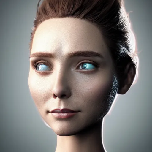 Prompt: anthropomorphic lightbulb has an elizabeth olsen face, trending on zbrush, unreal engine 5, cgsociety contest winner, intricate, detailed, 4 k quality, concept art