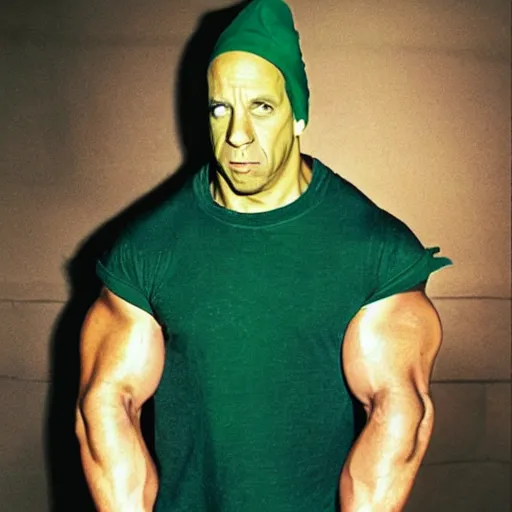 Image similar to candid photo of Vin Diesel dressed as Piccolo by Annie Leibowitz, photorealisitc, extremely detailed, UHD, correct face, hyperrealistic