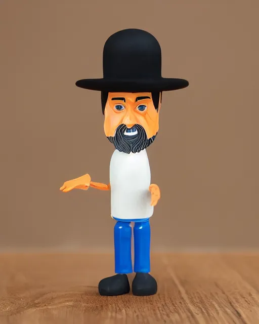 Prompt: osho, stop motion vinyl figure, plastic, toy