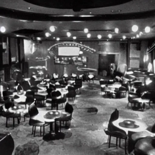 Prompt: 1960s city night club, movie shot