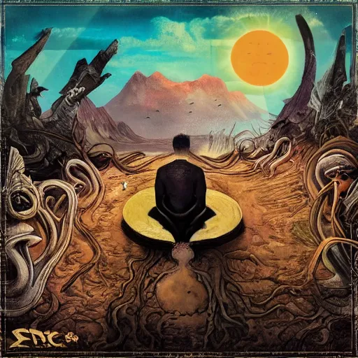 Image similar to epic album art, cover art, poster, dramatic