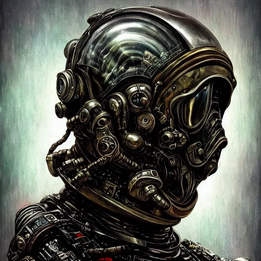 Image similar to epic professional digital art of tormented astronaut in helmet, painted,, terror, leesha hannigan, wayne haag, reyna rochin, ignacio fernandez rios, mark ryden, iris van herpen, best on artstation, best on cgsociety, epic, stunning, gorgeous, much wow, cinematic, masterpiece