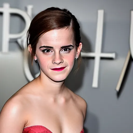 Image similar to emma watson as a robot