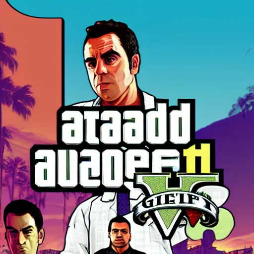 Image similar to Xavi Hernandez in GTA V cover art