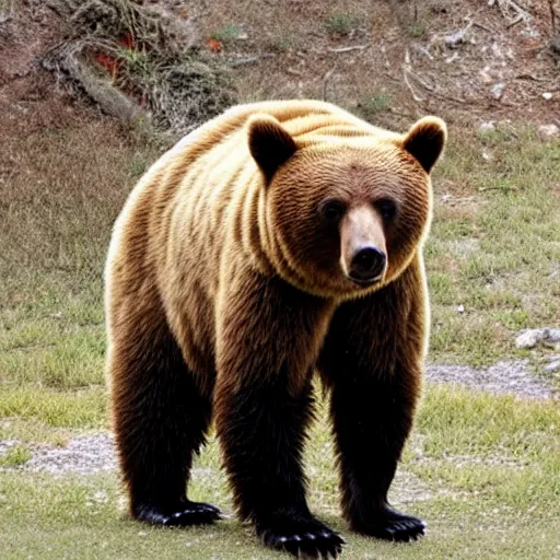 Image similar to a photo of a bear made out of gelatin