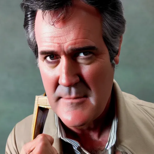 Prompt: Bruce Campbell in a Wes Anderson movie, HD, hyper realistic, high resolution, intricate, 4k