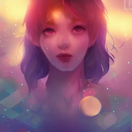 Image similar to i woke up in a world that had fragments of you. imagination cosmic dream, dreamy, 8k artgerm bokeh, award winning photography, trending on artstation