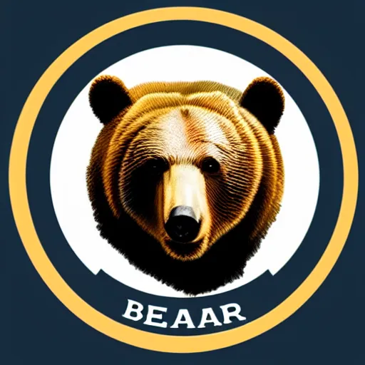 Image similar to bear, logo