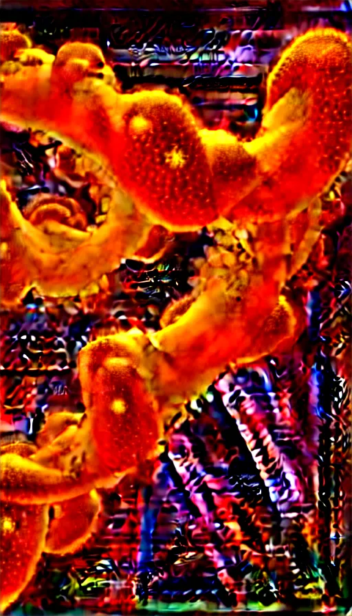 Image similar to 8 k uhd houdini recursive dna structure, background radiant swirling smoke wisps, gold red cream palette, volumetric lighting, 1 8 mm lens