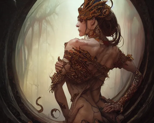 Image similar to photography of clive barker, deep focus, d & d, fantasy, intricate, elegant, highly detailed, digital painting, artstation, concept art, matte, sharp focus, illustration, hearthstone, art by artgerm and greg rutkowski and alphonse mucha