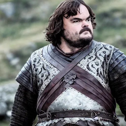 Image similar to jack black in game of thrones