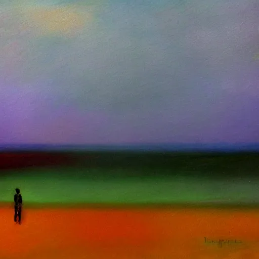 Image similar to sadness, no people, minimalism, impressionist art