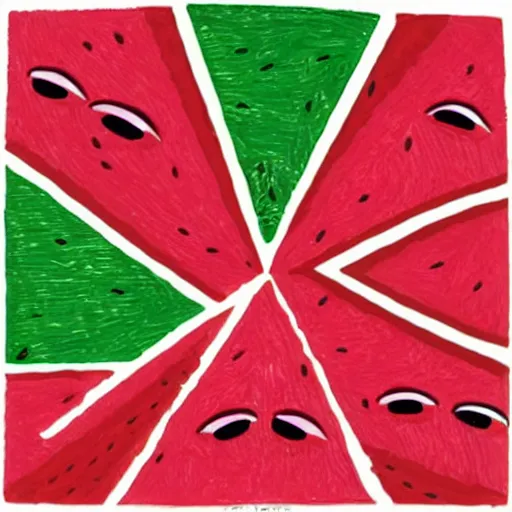 Image similar to watermelon slice, romero brito