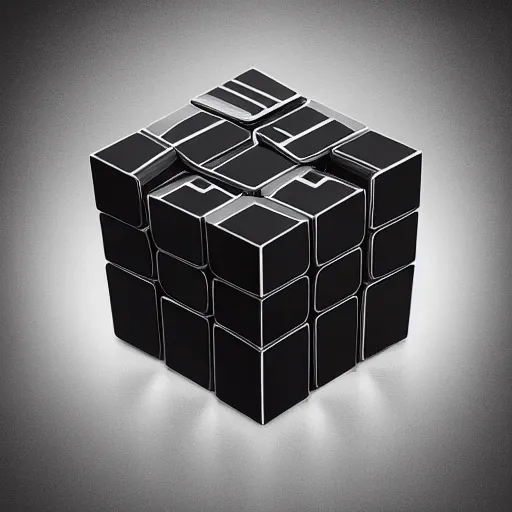 Image similar to studio photography of an unsolved 3 x 3, 3 by 3, rubik's cube, 8 k, 4 k uhd, realistic, hyper realistic, super detailed, very detailed, detailed