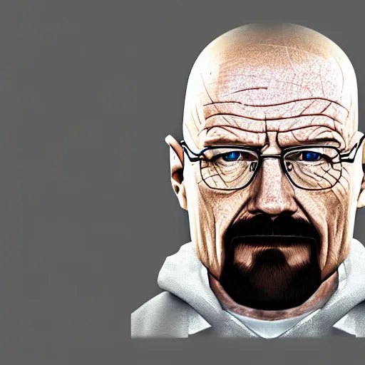 Prompt: walter white in minecraft, 4 k, high resolution, illustration, ray tracing, 3 0 9 0