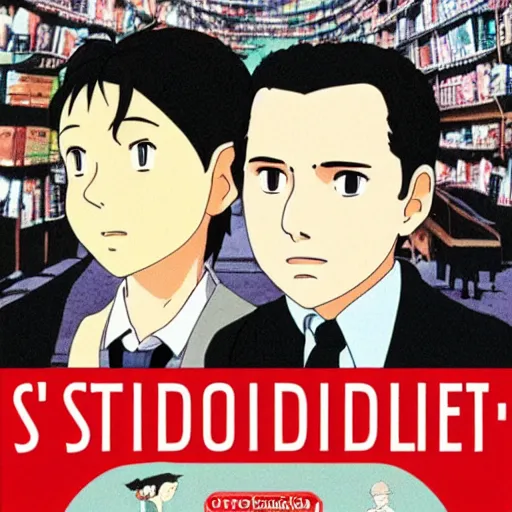 Prompt: studio ghibli's schindler's list