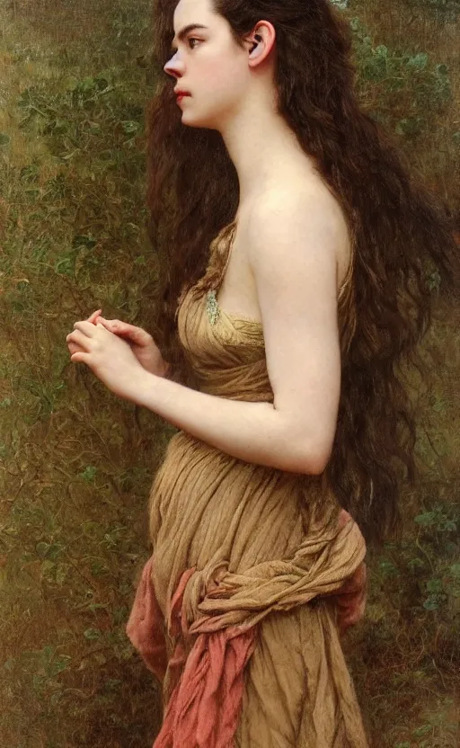 Image similar to anya taylor-joy, eva green, traditional corsican, intricate, highly detailed, artstation, illustration, jurgens, rutkowski, bouguereau, pastoral, rustic, georgic