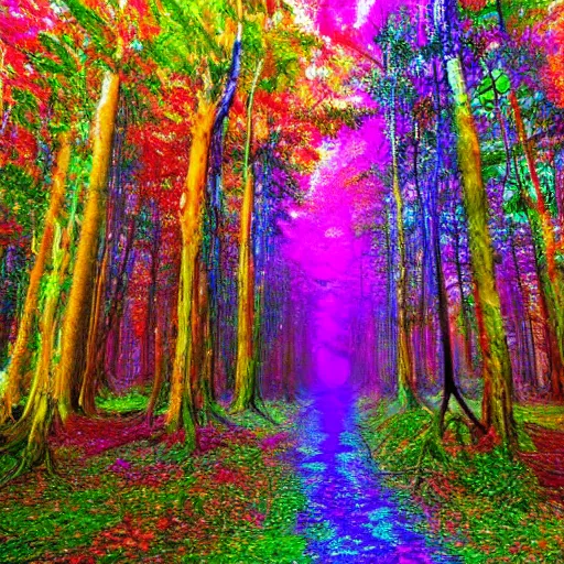 Image similar to lsd forest