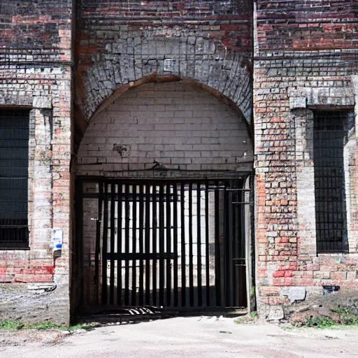 Image similar to old factory gate