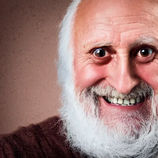 Image similar to portrait of hide the pain harold, accurate and detailed, stock photo, realistic, 8k, by a famous photograph, Canon DLSR