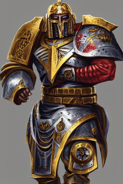 Image similar to armor portrait heros warhammer 4 0 k horus heresy fanart - the primarchs emperor by johannes helgeson animated with vfx concept artist & illustrator global illumination ray tracing hdr fanart arstation zbrush central hardmesh 8 k octane renderer comics stylized