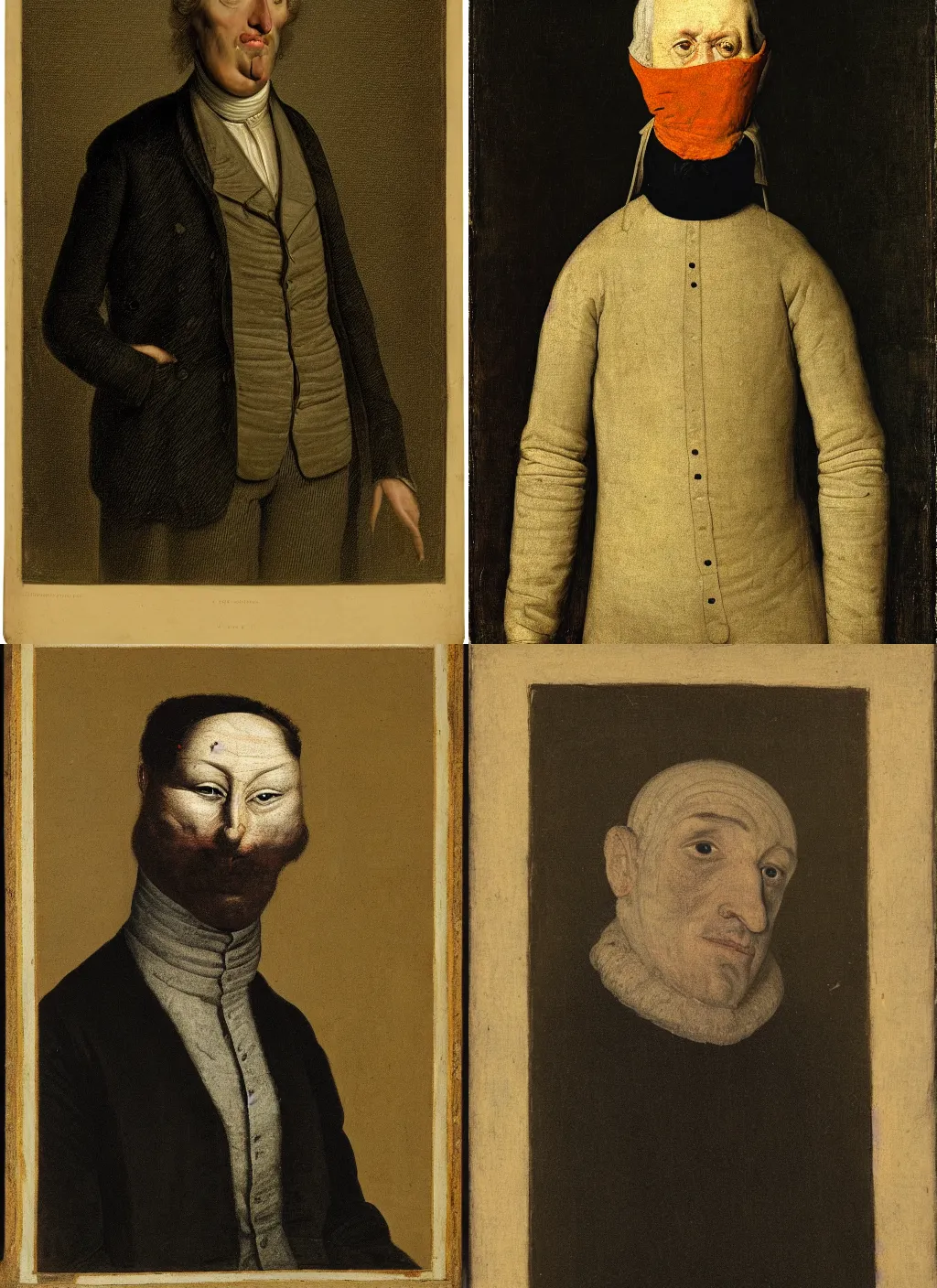 Prompt: portrait of a man with no head