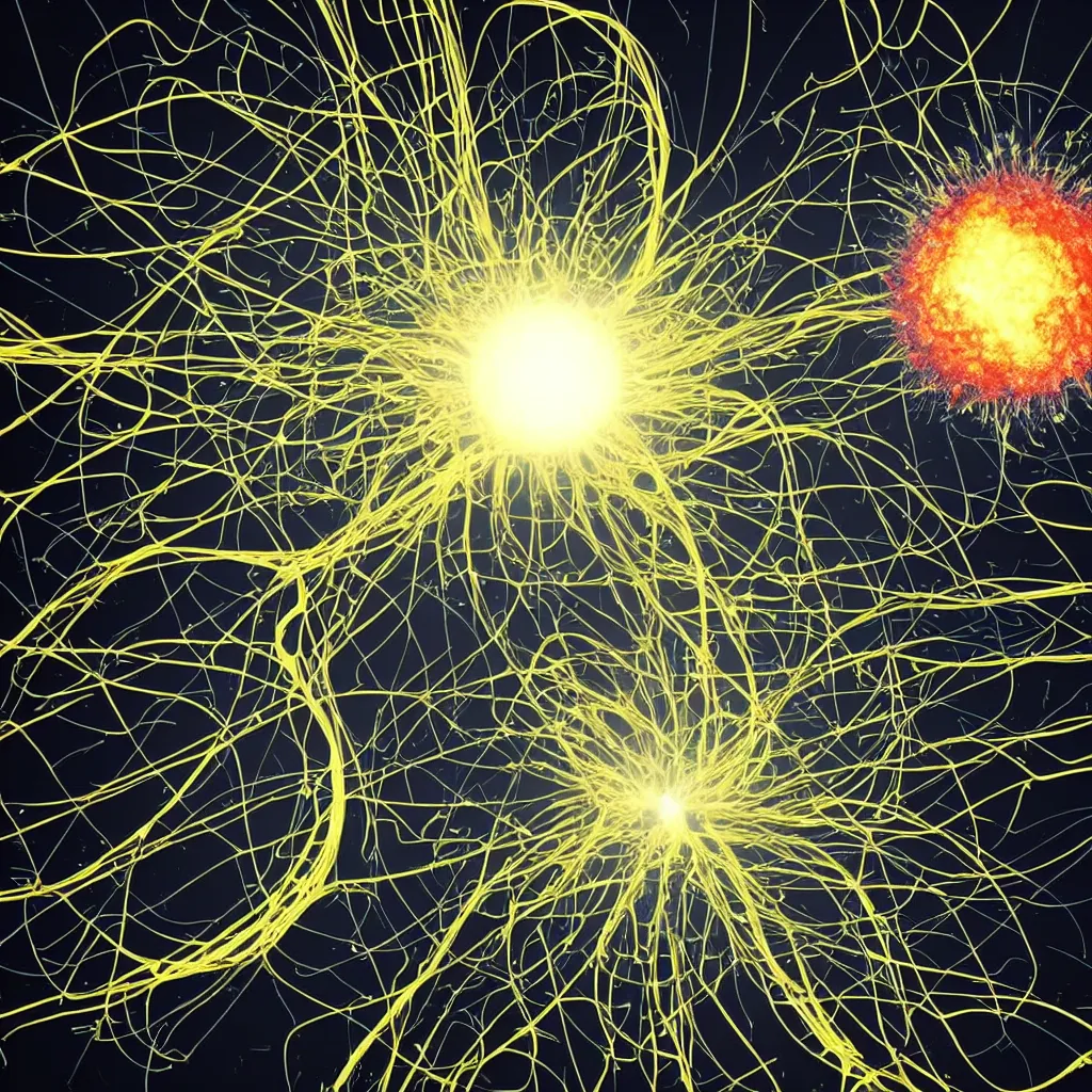 Image similar to close up of nuclear fission