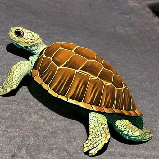 Image similar to never ending turtle